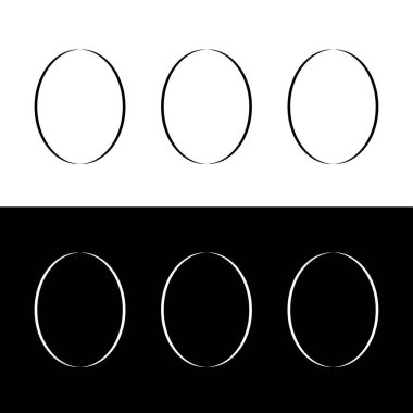 Grunge mürekkep çemberi siyah boyadan yapılmış. Çember vektör logosu illüstrasyonu