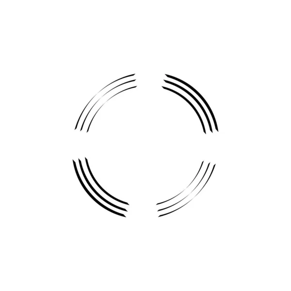 Kreis Vektor Logo Vorlage Design Kreissymbole — Stockvektor