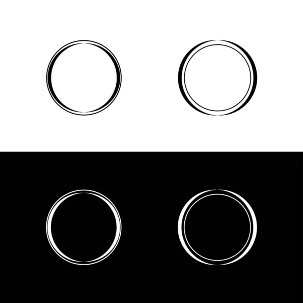 Diseño Plantilla Logotipo Vector Circular Icono Del Círculo — Archivo Imágenes Vectoriales