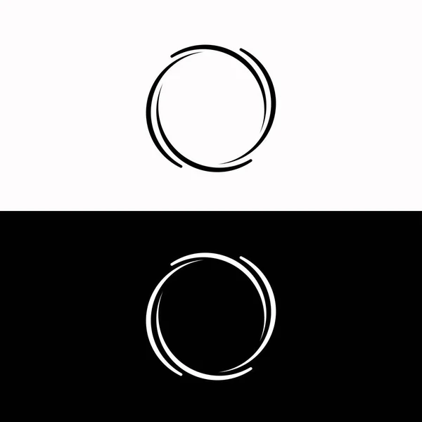 Circle Vektori Logo Malli Suunnittelu Ympyrän Kuva — vektorikuva