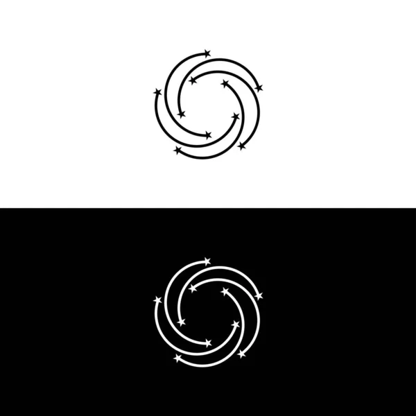 Design Des Sternkreis Vektor Logos — Stockvektor