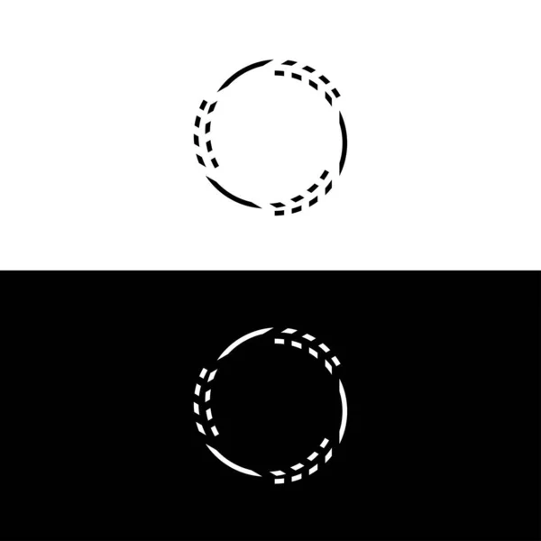 Circle Vector Logo Template Illustration — Stock Vector