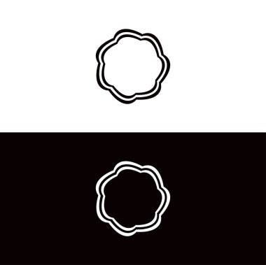 Çember vektör logo şablonu tasarımı