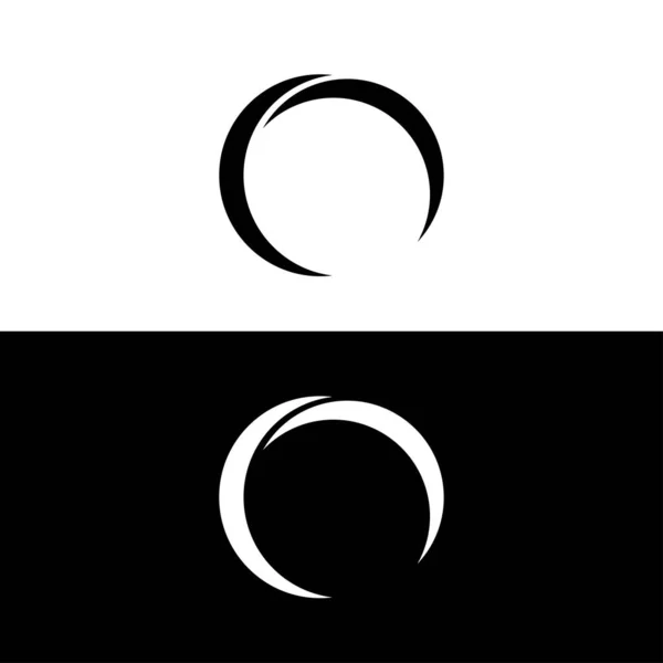 Círculo Esfera Logo Elementos Naturaleza Global Símbolo Icono Vector Diseño — Archivo Imágenes Vectoriales