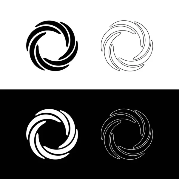 Symbol Für Kreis Vektor Logo Vorlage Stockvektor