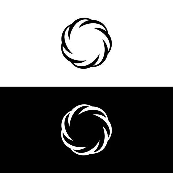 Ilustração Modelo Logotipo Vetor Círculo Gráficos De Vetores