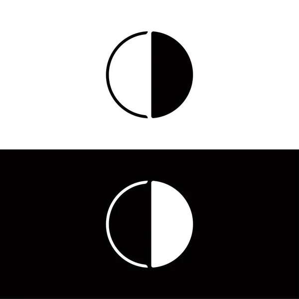Design Der Kreis Vektor Logo Vorlage Stockillustration
