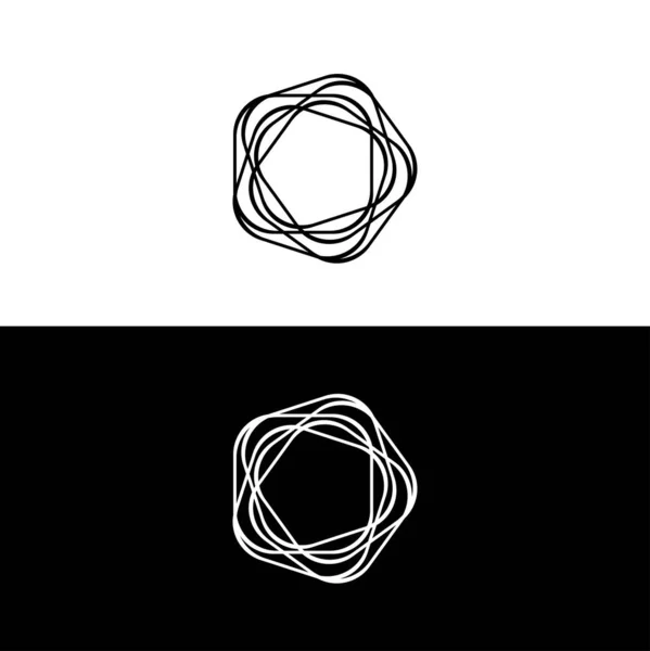 Illustration Cirkelvektorns Logotyp — Stock vektor