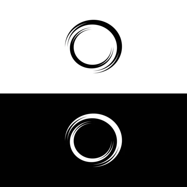 Circle Vector Logo Template Icon — Stock Vector