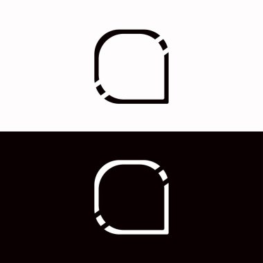 Çember vektör logo şablonu çizimi