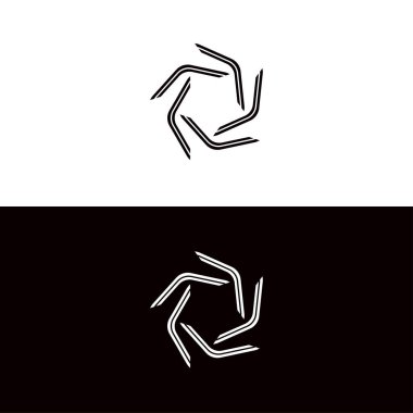 Çember vektör logo şablonu tasarımı