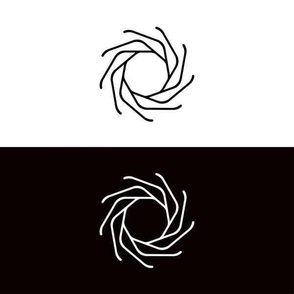 Illustration Cirkelvektorns Logotyp — Stock vektor