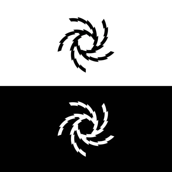 Färgglada Cirkel Vektor Logotyp Mall Design — Stock vektor