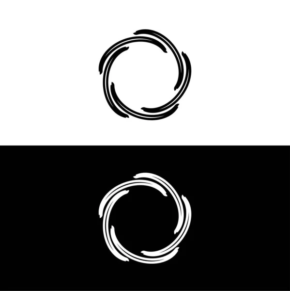 Σχεδιασμός Προτύπου Διανυσματικού Λογότυπου Εικονίδιο Κύκλου — Διανυσματικό Αρχείο