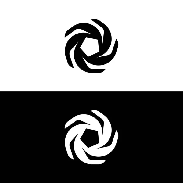 Illustration Modèle Logo Vectoriel Cercle — Image vectorielle