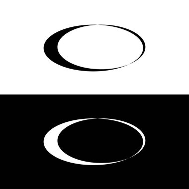 Çember vektör logo şablonu simgesi. Çember logosu illüstrasyonu