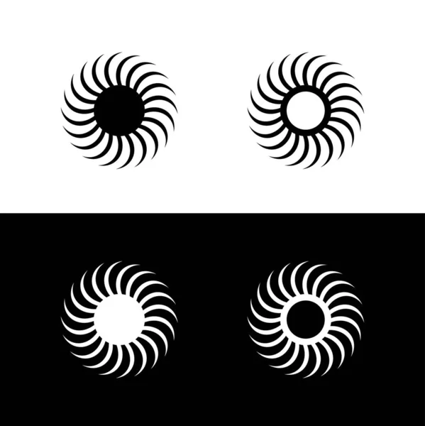 丸ベクトルロゴテンプレートデザイン サークルアイコンのロゴ — ストックベクタ