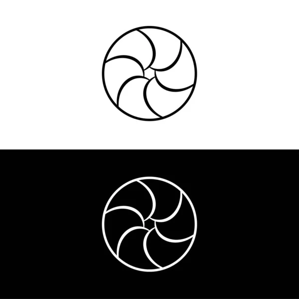 Design Modello Logo Vettoriale Cerchio Logo Icona Cerchio — Vettoriale Stock