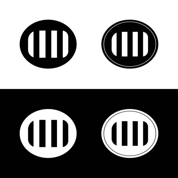 Design Modelo Logotipo Vetor Círculo Círculo Ícone Logotipo — Vetor de Stock