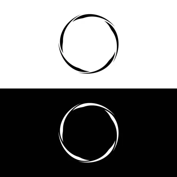 Illustrazione Modello Logo Vettoriale Cerchio Design Icona Cerchio — Vettoriale Stock