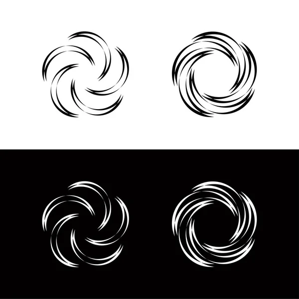 Diseño Plantilla Logotipo Vector Circular Silueta Del Logotipo Del Círculo — Archivo Imágenes Vectoriales