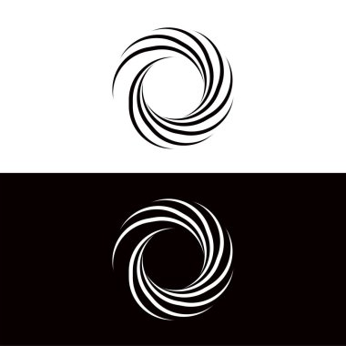 Çember vektör logo illüstrasyon tasarımı