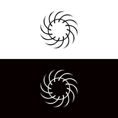 Çember vektör logo illüstrasyon tasarımı