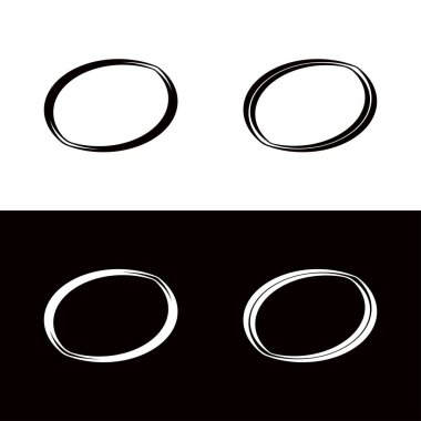 Çember vektör logo illüstrasyon tasarımı