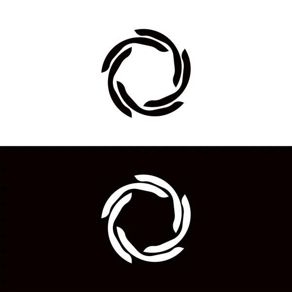 Circle Vector Logo Template Illustration Design — Stock Vector