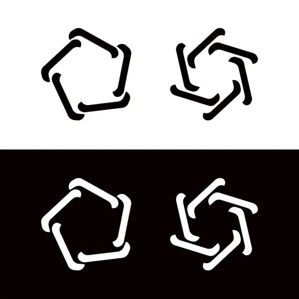 Дизайн Логотипа Вектора Круга — стоковый вектор