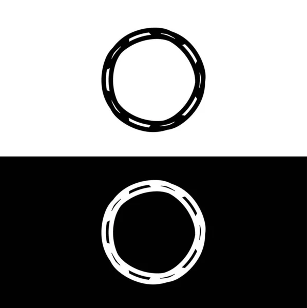 Ilustración Plantilla Logotipo Vector Circular Logo Icono Del Círculo — Vector de stock