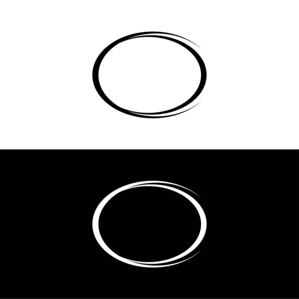 Illustration Des Kreis Vektor Logos Logo Des Kreises — Stockvektor