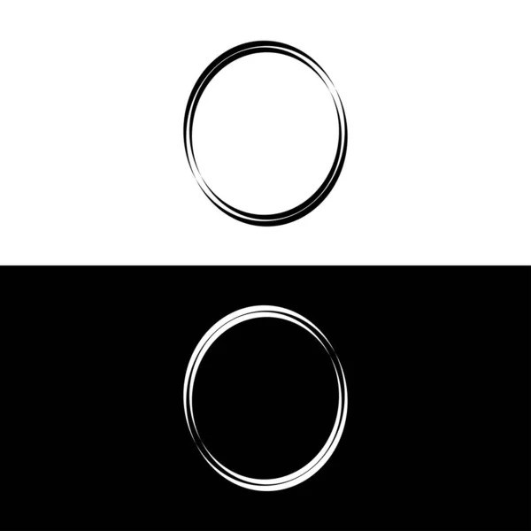 Diseño Plantilla Logotipo Vector Circular Icono Círculo Silueta — Vector de stock