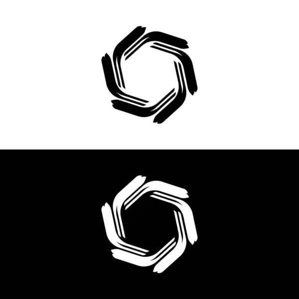 Design Modelo Logotipo Vetor Círculo Sílhueta Ícone Círculo —  Vetores de Stock