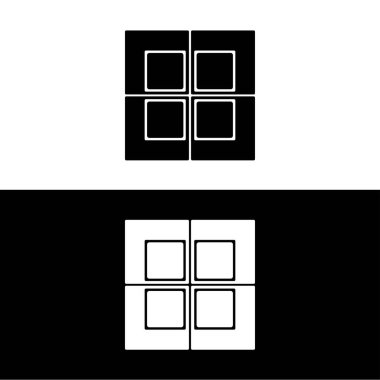 Dikdörtgen vektör logo şablonu tasarımı