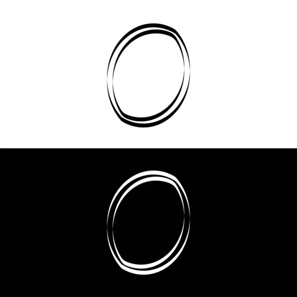 Design Del Logo Vettoriale Dell Icona Del Cerchio Illustrazione Modello — Vettoriale Stock