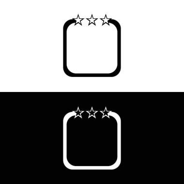 Çember vektör logo şablonu çizimi. Çember simgesi silueti