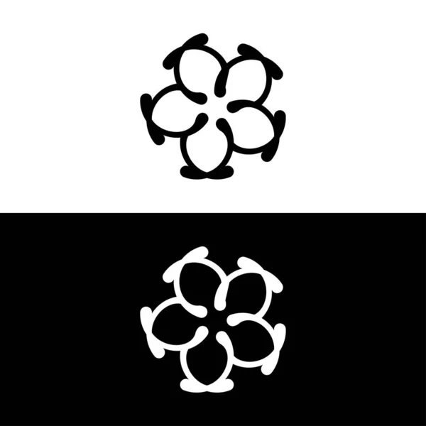 Çember Vektör Logo Şablonu Çizimi Çember Simgesi Tasarımı — Stok Vektör
