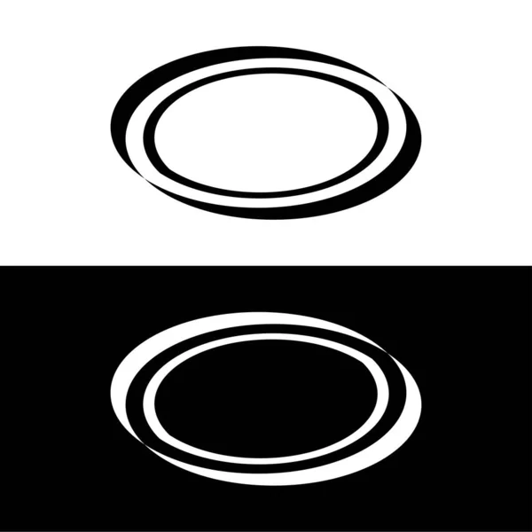 Ilustração Modelo Logotipo Vetor Círculo Design Ícone Círculo —  Vetores de Stock