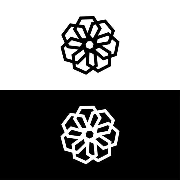 Çember Vektör Logo Şablonu Çizimi Çember Simgesi Tasarımı — Stok Vektör