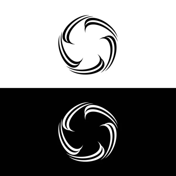 Ilustração Modelo Logotipo Vetor Círculo Design Ícone Círculo — Vetor de Stock