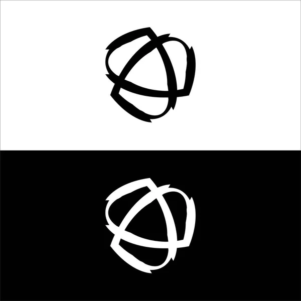 Design Modelo Logotipo Vetor Círculo Círculo Ícone Silhueta Logotipo —  Vetores de Stock