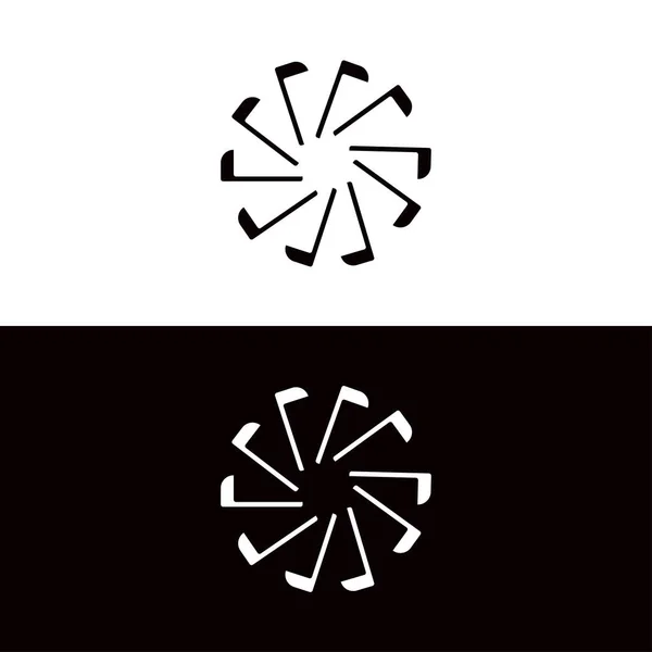 Design Mallar För Cirkelvektorer Cirkelikon Illustration — Stock vektor