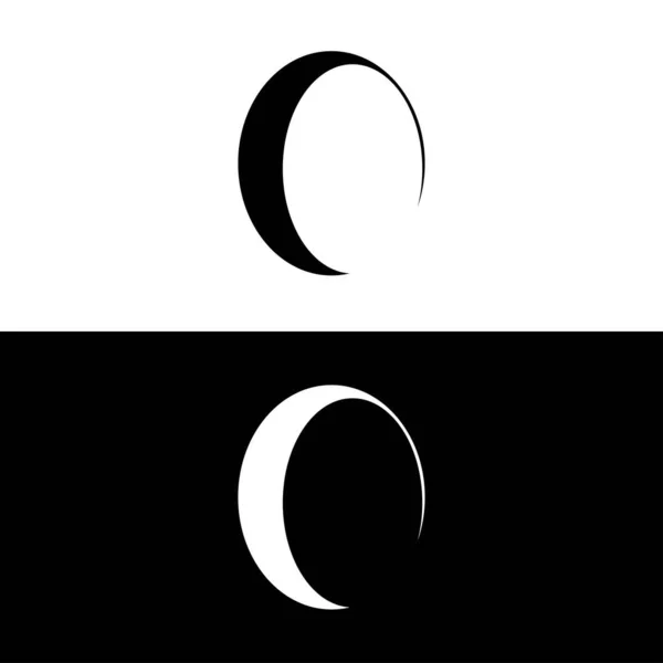 Icono Círculo Vector Logotipo Plantilla Ilustración Diseño Silueta Circular — Archivo Imágenes Vectoriales