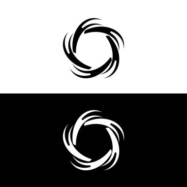 Çember vektör logo şablonu tasarımı