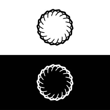 Çember vektör logo şablonu tasarımı