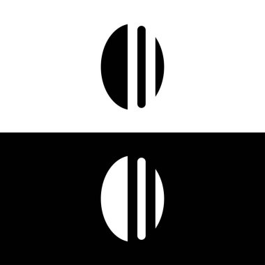 Çember vektör logo şablonu çizimi. Çember simge logosu tasarımı