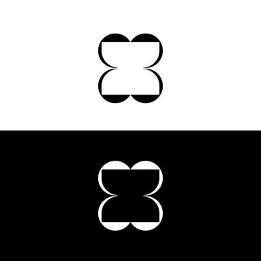 Çember vektör logo şablonu tasarımı. Çember simgesi çizimi