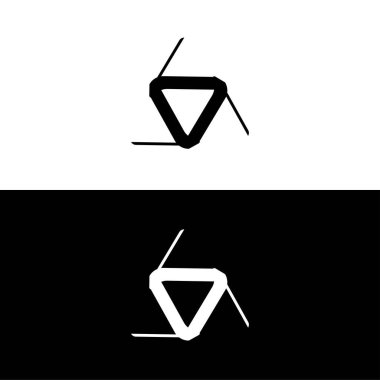 Çember vektör logo şablonu tasarımı. Çember siluet çizimi