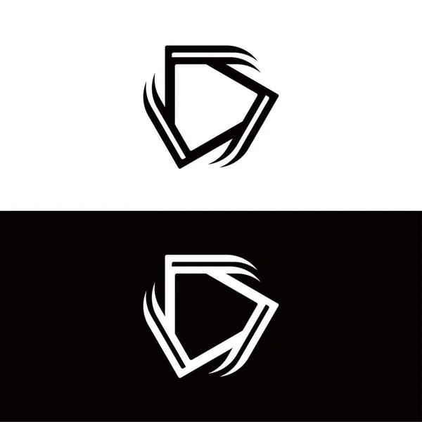 Modèle Logo Vectoriel Cercle Design Illustration Silhouette Icône Cercle — Image vectorielle